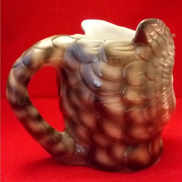 Vintage owl beverage pitcher made in Italy - Picture 5 of 12